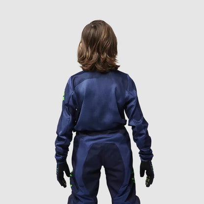Polera Moto Niño 180 Taunt Azul Fox polera moto fox motocross