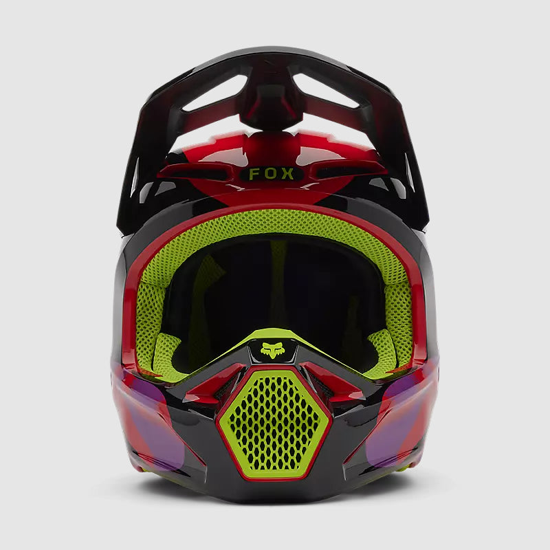 Casco Moto V1 Emotion Rojo Fox | Casco Moto Fox casco fox racing motocross mtb