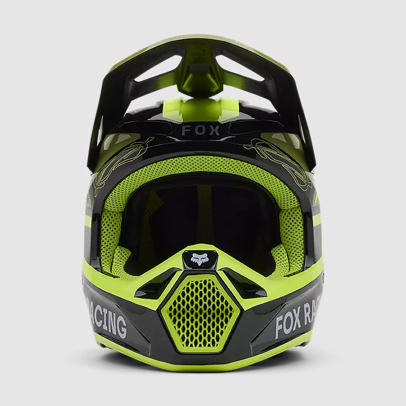Casco Moto V1 Race Spec Verde Fox | Casco Moto Fox casco fox racing motocross mtb