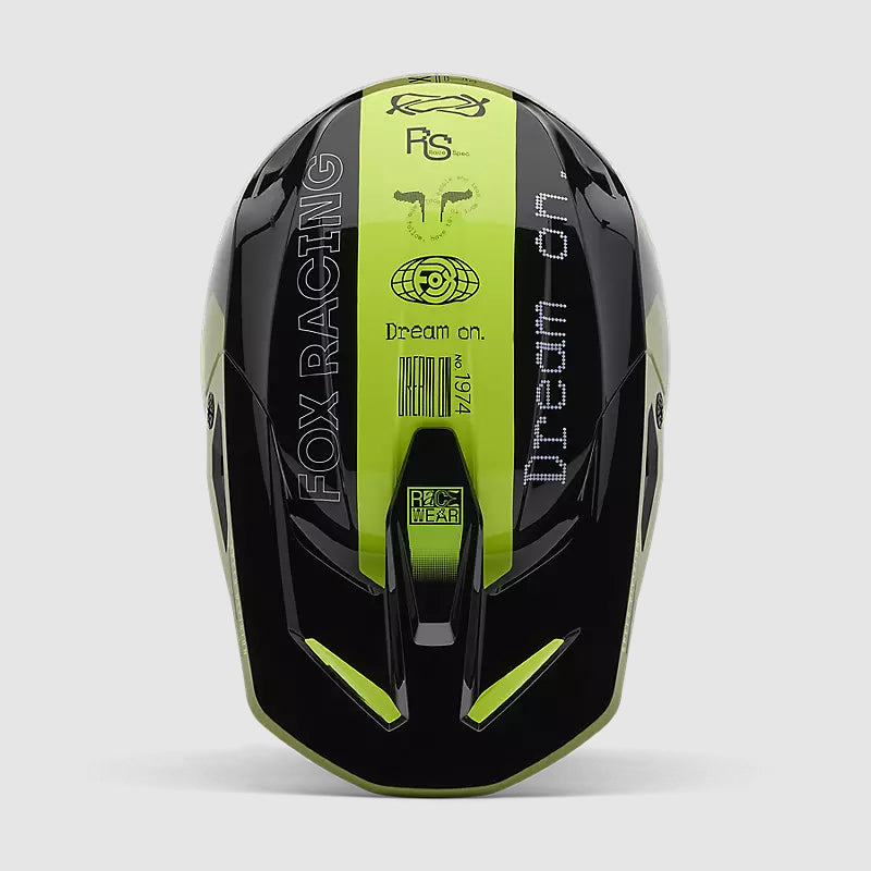 Casco Moto V1 Race Spec Verde Fox | Casco Moto Fox casco fox racing motocross mtb
