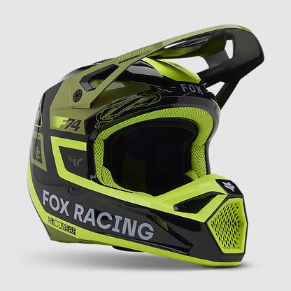 Casco Moto V1 Race Spec Verde Fox | Casco Moto Fox casco fox racing motocross mtb