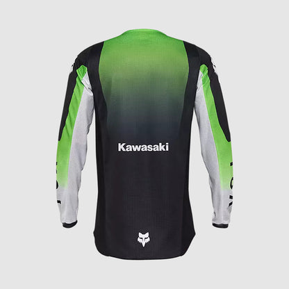 Polera Moto 180 Kawasaki Verde Fox polera moto fox motocross