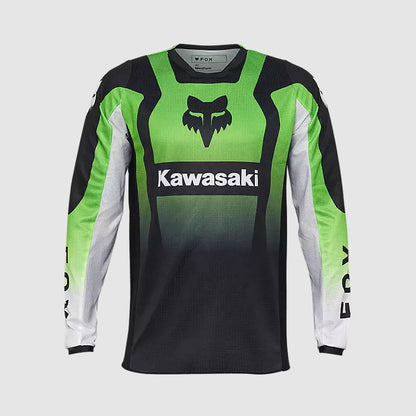 Polera Moto 180 Kawasaki Verde Fox polera moto fox motocross