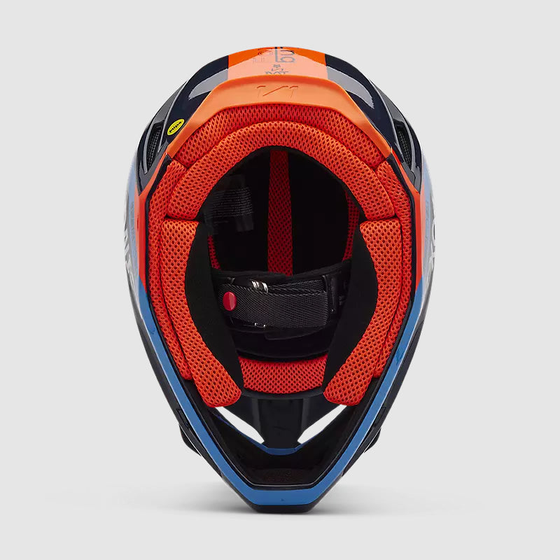 Casco Moto V1 Race Spec Azul Marino Fox | Casco Moto Fox casco fox racing motocross mtb