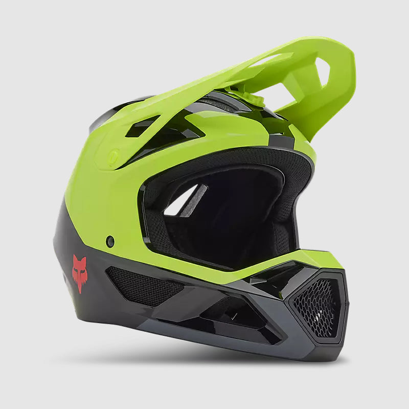 Casco Bicicleta Niño New Rampage Barge Amarillo Fox | Casco MTB Fox casco fox racing motocross mtb