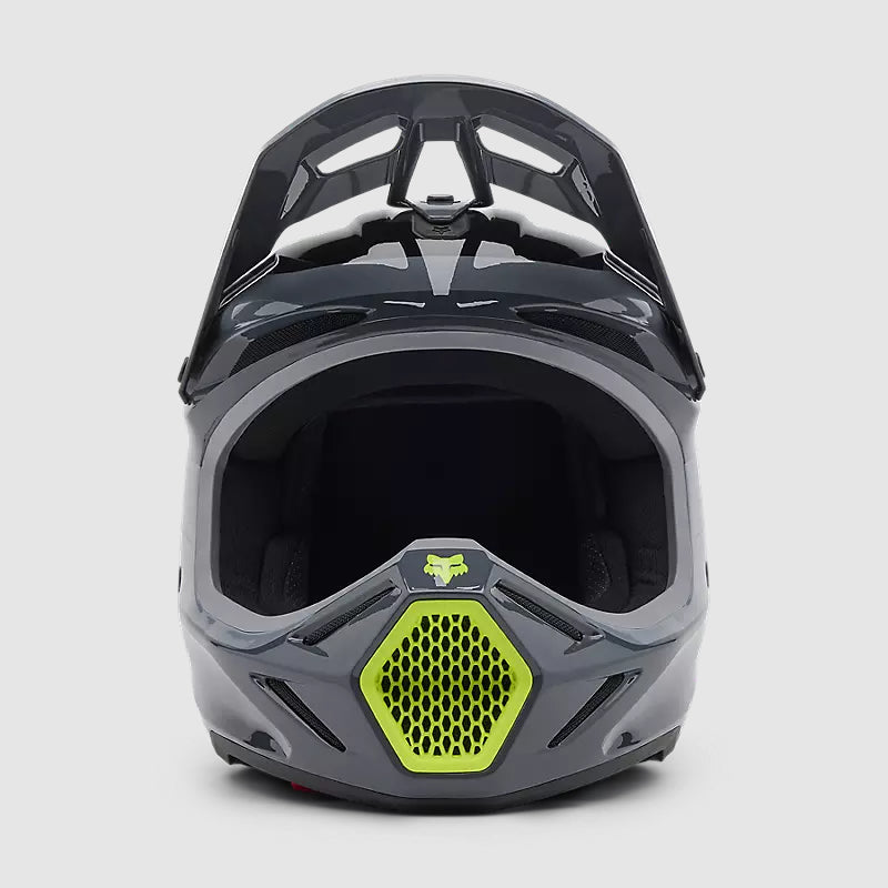 Casco Moto V3 Divider Gris Fox | Casco Moto Fox casco fox racing motocross mtb