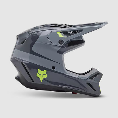Casco Moto V3 Divider Gris Fox | Casco Moto Fox casco fox racing motocross mtb