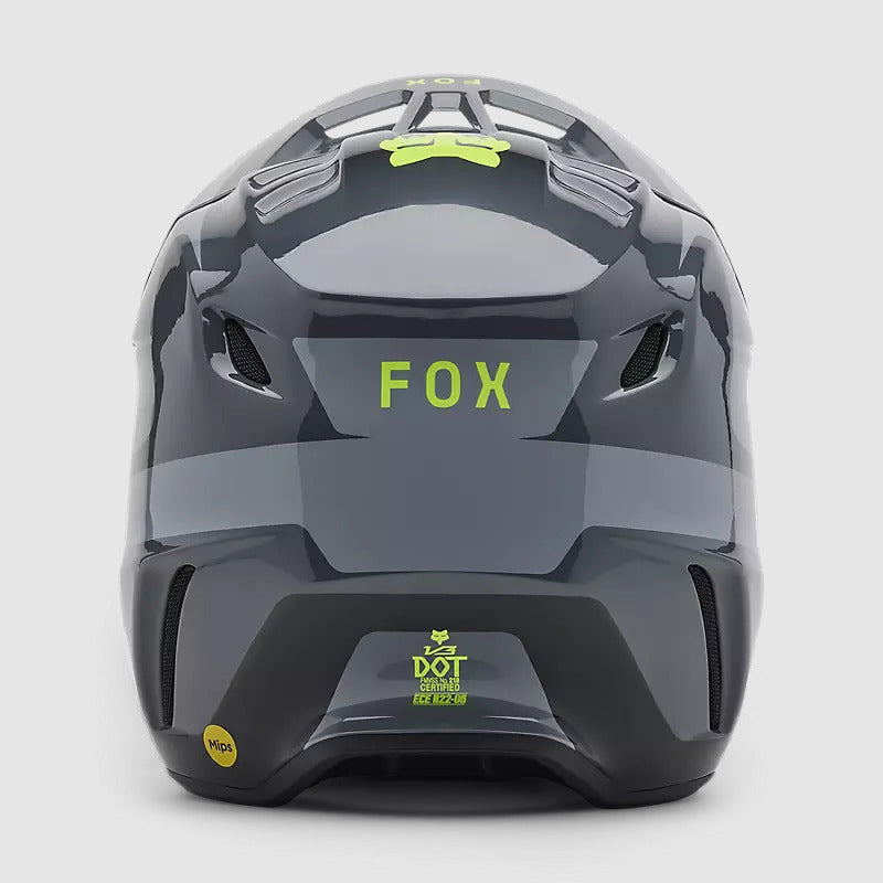 Casco Moto V3 Divider Gris Fox | Casco Moto Fox casco fox racing motocross mtb