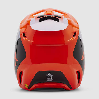 Casco Moto Niño V1 Lean Naranjo Fox | Casco Moto Fox casco fox racing motocross mtb