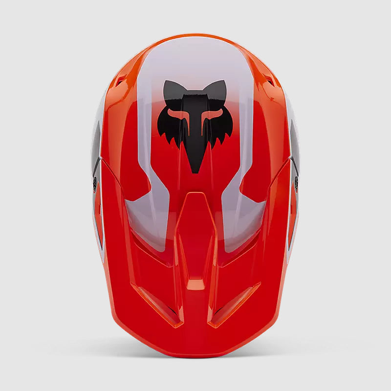 Casco Moto Niño V1 Lean Naranjo Fox | Casco Moto Fox casco fox racing motocross mtb