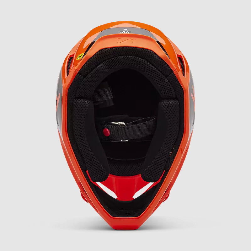 Casco Moto Niño V1 Lean Naranjo Fox | Casco Moto Fox casco fox racing motocross mtb