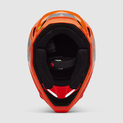 Casco Moto Niño V1 Lean Naranjo Fox | Casco Moto Fox casco fox racing motocross mtb