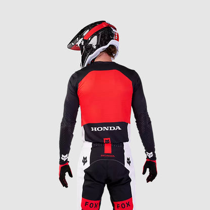 Polera Moto Flexair Honda Rojo/Blanco Fox polera moto fox motocross