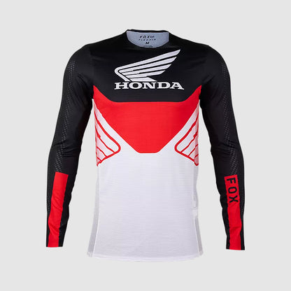 Polera Moto Flexair Honda Rojo/Blanco Fox polera moto fox motocross