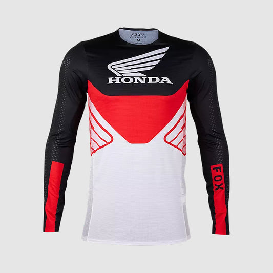 Polera Moto Flexair Honda Rojo/Blanco Fox polera moto fox motocross