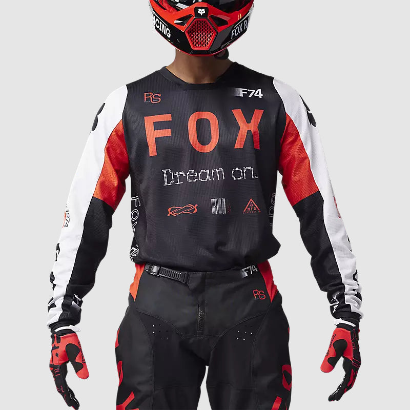 Polera Moto 180 Race Spec Rojo/Negro Fox polera moto fox motocross