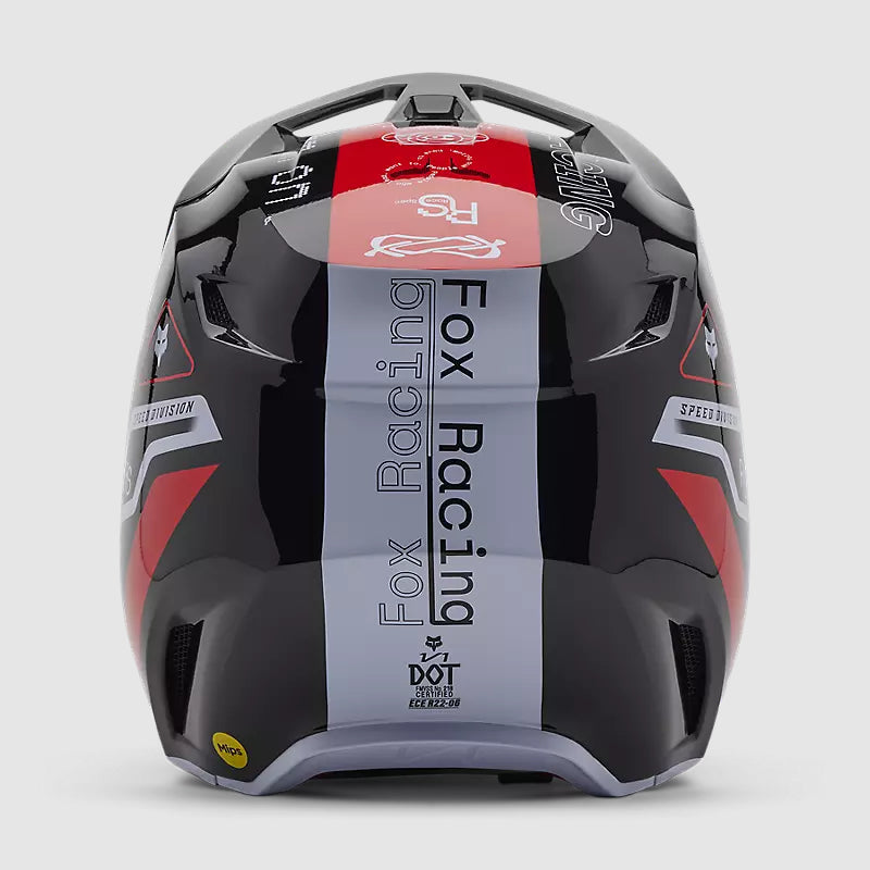 Casco Moto V1 Race Spec Rojo Fox | Casco Moto Fox casco fox racing motocross mtb
