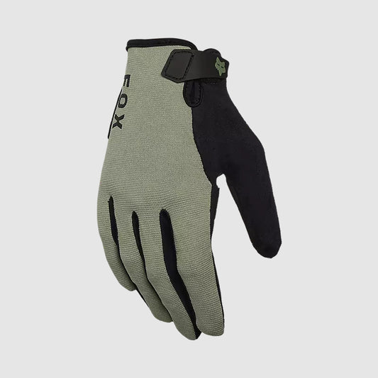 Guantes Bicicleta Ranger Gel Verde Musgo Fox