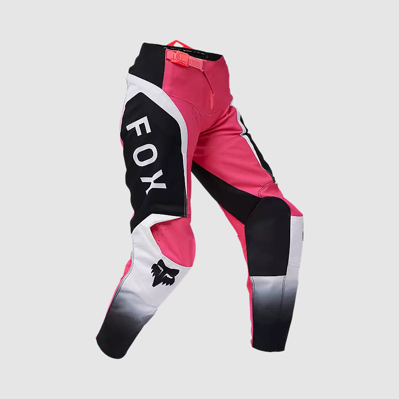 Pantalon Fox Moto Mujer 180 Blackout para Moto Negro/Rosado