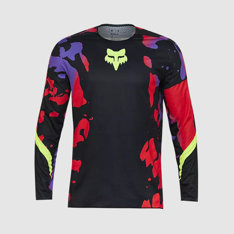 Polera Moto 360 Throttle Negro/Rojo Fox polera moto fox motocross