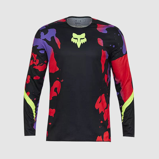 Polera Moto 360 Throttle Negro/Rojo Fox polera moto fox motocross