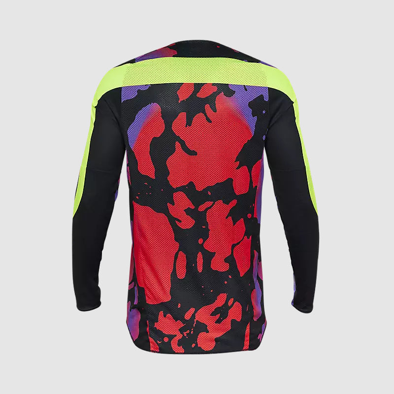 Polera Moto 360 Throttle Negro/Rojo Fox polera moto fox motocross