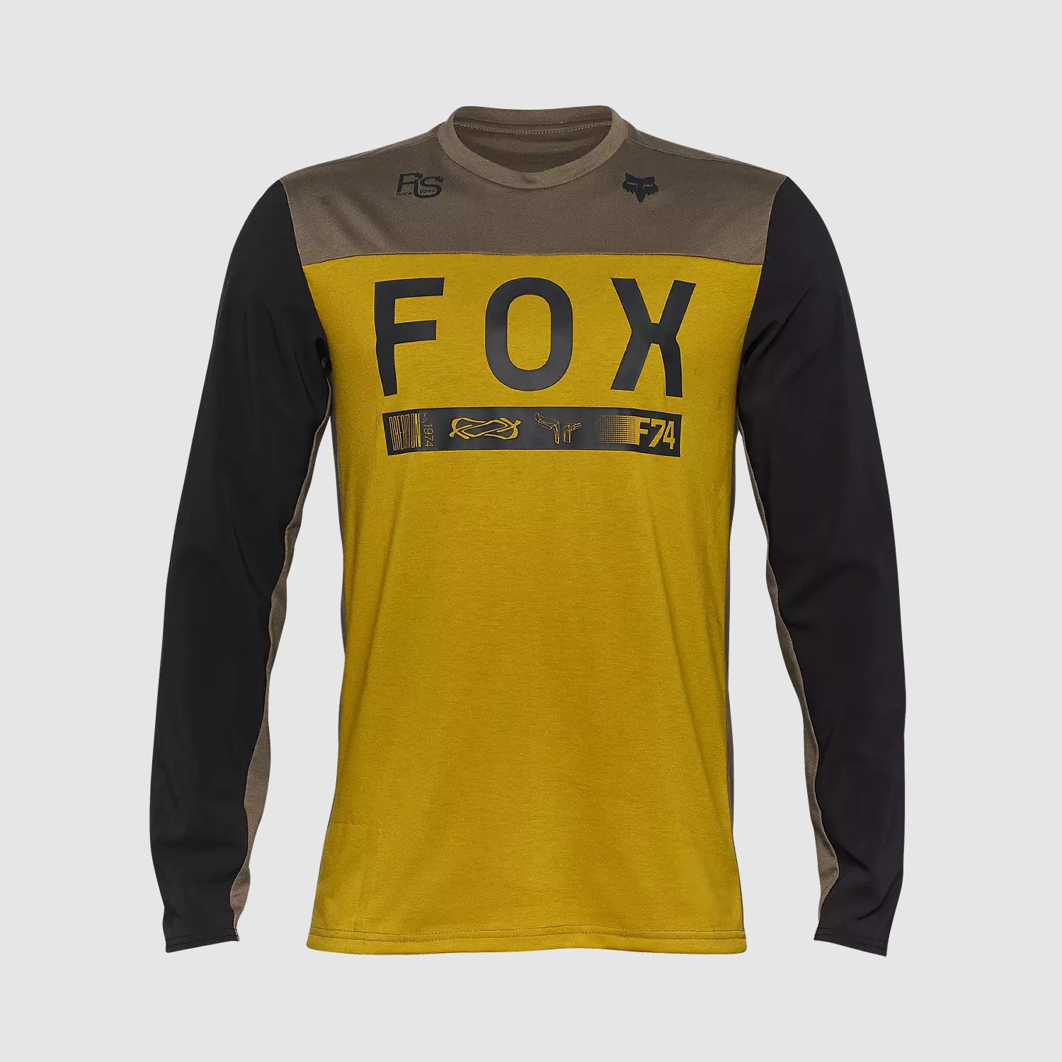 Polera Moto Ranger Off-Road Amarillo Mostaza Fox polera moto fox motocross