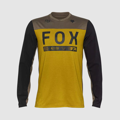 Polera Moto Ranger Off-Road Amarillo Mostaza Fox polera moto fox motocross