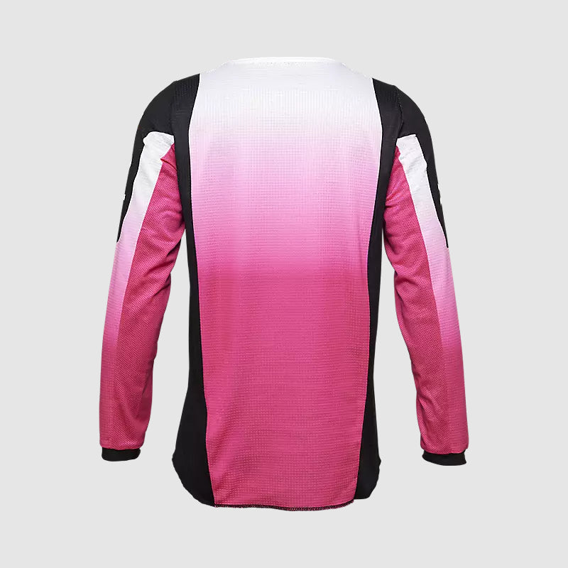 Polera Moto Niña 180 Lean Rosado/Negro Fox polera moto fox motocross