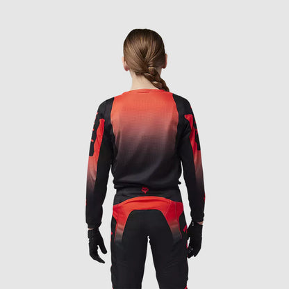 Polera Moto Niño 180 Lean Rojo Fox polera moto fox motocross