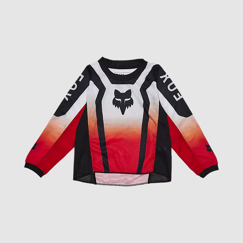 Polera Moto Infantil 180 Lean Rojo Fox polera moto fox motocross