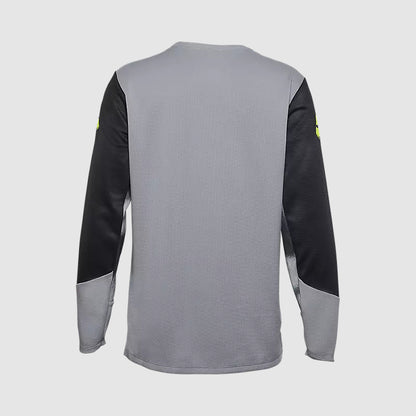 Polera Bicicleta Niño Defend Taunt Manga Larga Gris Fox polera bicicleta fox mtb