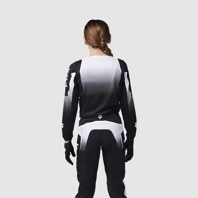 Polera Moto Niño 180 Lean Negro Fox polera moto fox motocross