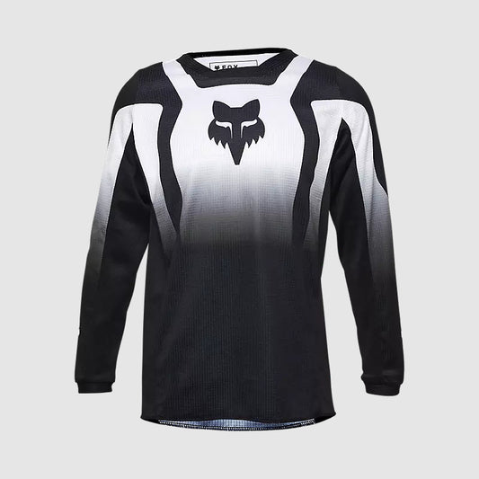 Polera Moto Niño 180 Lean Negro Fox polera moto fox motocross