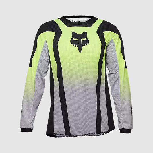 Polera Moto Niño 180 Lean Amarillo Fox polera moto fox motocross