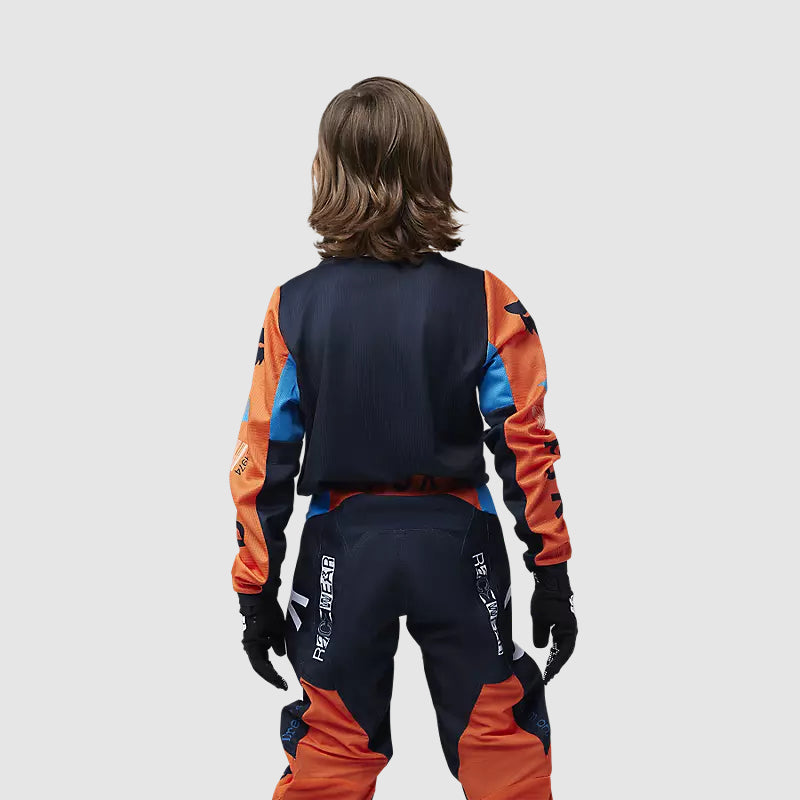 Polera Moto Niño 180 Race Spec Azul Marino Fox polera moto fox motocross