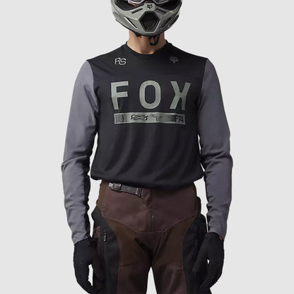 Polera Moto Ranger Off-Road Negro/Gris Fox polera moto fox motocross