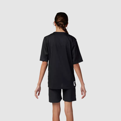 Polera Bicicleta Niño Defend Negro Fox polera bicicleta fox mtb