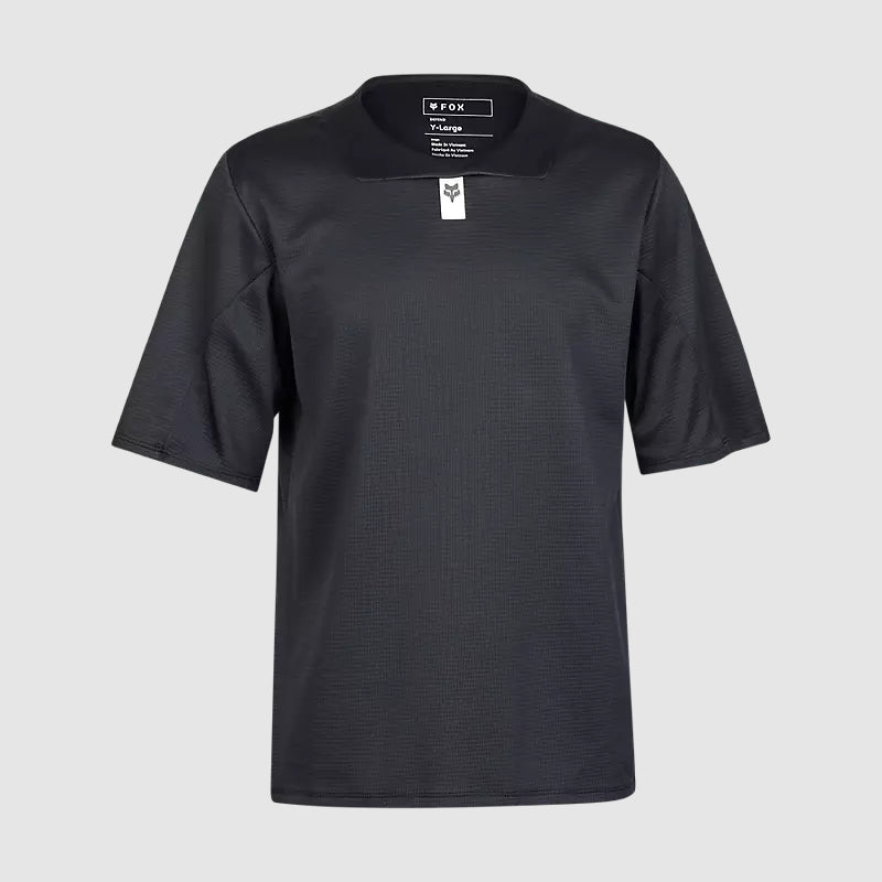 Polera Bicicleta Niño Defend Negro Fox polera bicicleta fox mtb