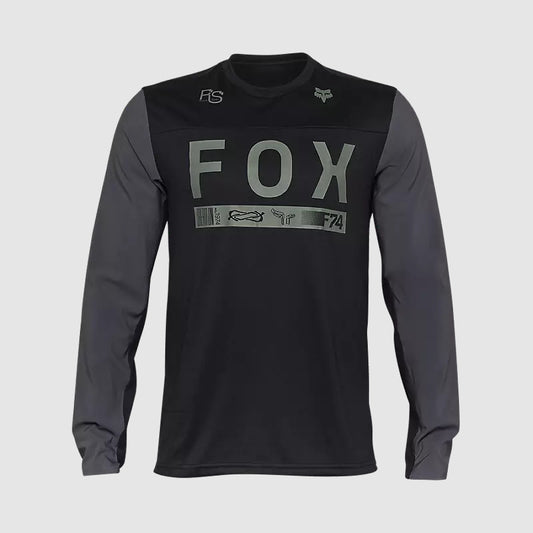 Polera Moto Ranger Off-Road Negro/Gris Fox polera moto fox motocross