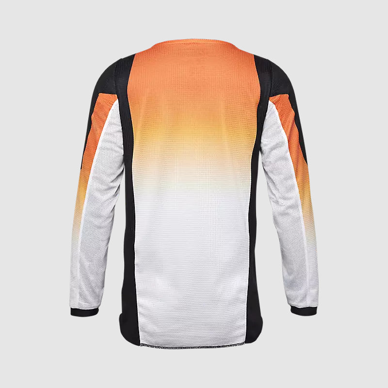 Polera Moto Niño 180 Lean Naranjo Fox polera moto fox motocross