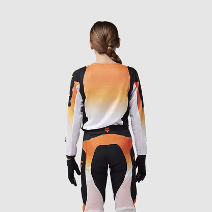 Polera Moto Niño 180 Lean Naranjo Fox polera moto fox motocross