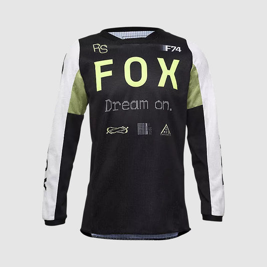 Polera Moto Niño 180 Race Spec Verde/Negro Fox polera moto fox motocross