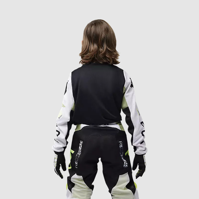 Polera Moto Niño 180 Race Spec Verde/Negro Fox polera moto fox motocross