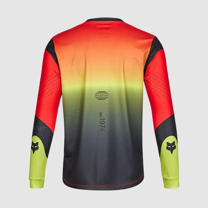 Polera Bicicleta Niño Ranger Revise Manga Larga Rojo/Amarillo Fox polera bicicleta fox mtb