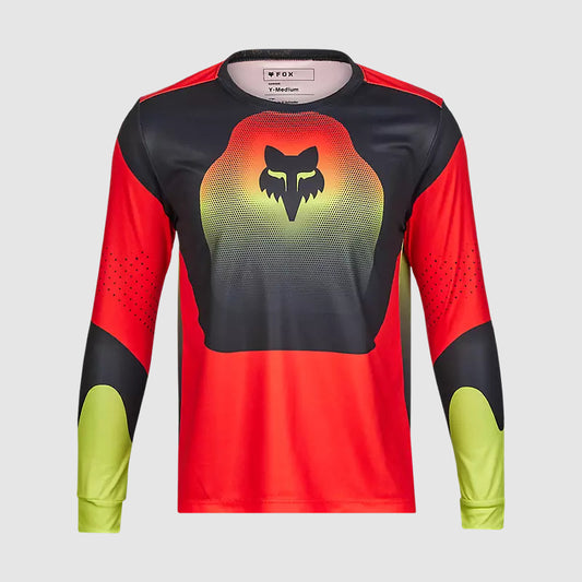 Polera Bicicleta Niño Ranger Revise Manga Larga Rojo/Amarillo Fox polera bicicleta fox mtb