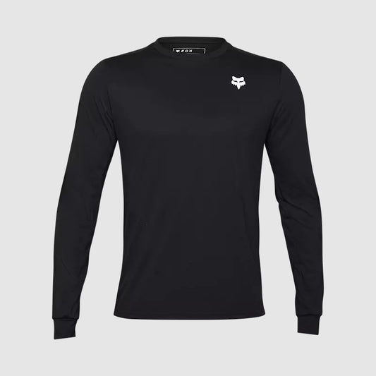 Polera Bicicleta Ranger drirelease® Manga Larga Negro Fox polera bicicleta fox mtb