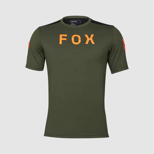 Polera Bicicleta Ranger Aviation drirelease® Verde Fox polera bicicleta fox mtb