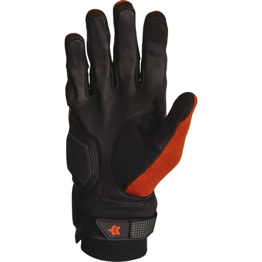 Guantes Moto Bomber Pro Stealth Naranjo Fox - imagen 2