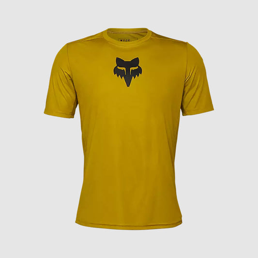 Polera Bicicleta  Ranger Lab Head Amarillo Fox polera bicicleta fox mtb
